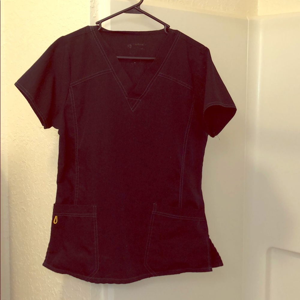 Wonder wink four stretch navy scrub top